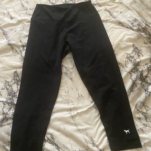 VS Pink Crop leggings, never worn